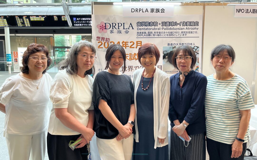 Group of volunteers organize booth at neurology conference in Tokyo
