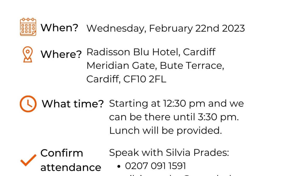 Do you live near Cardiff (UK)? Come and meet us!