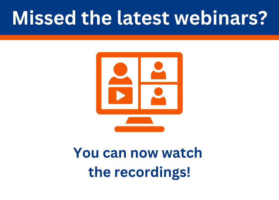 Access the recordings of the latest DRPLA webinars