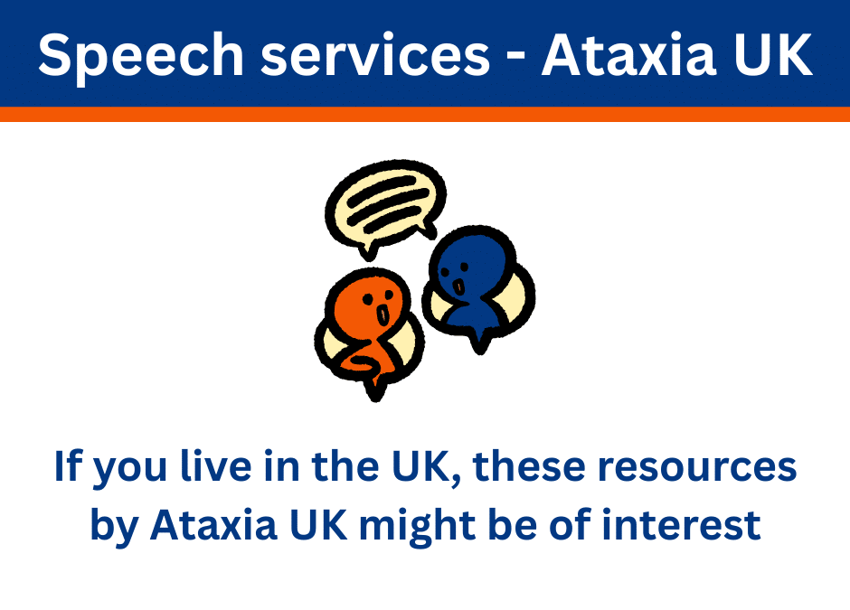 Speech therapy & voice banking services from Ataxia UK